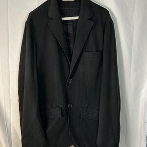 Tommy Bahama Black Blazer‎ Silk Havana Herringbone 2 Button Men’s Large